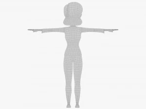 cartoon mother 3D Model