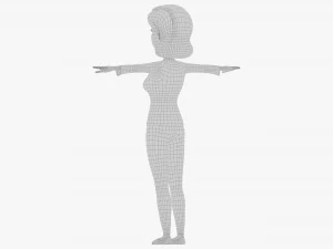 cartoon mother 3D Model