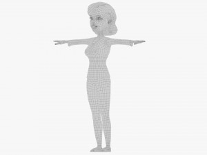 cartoon mother Modelo 3D