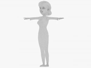 cartoon mother 3D Model