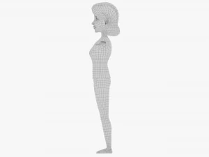cartoon mother 3D Model