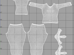 cartoon mother 3D Model