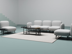 bridges for islands couch sofa 3D Model