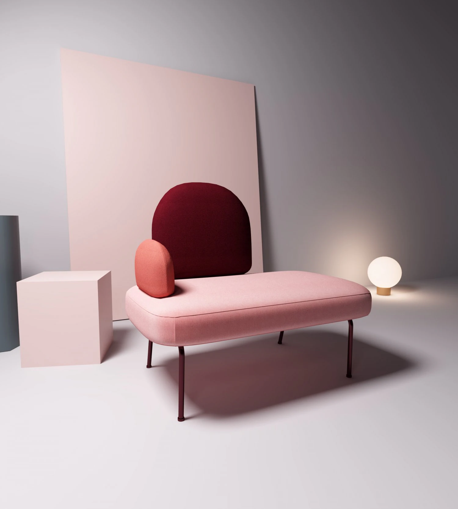 armchair 3D Model .c4d .max .obj .3ds .fbx .stl .blend 