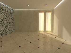 design an empty room 3D Model