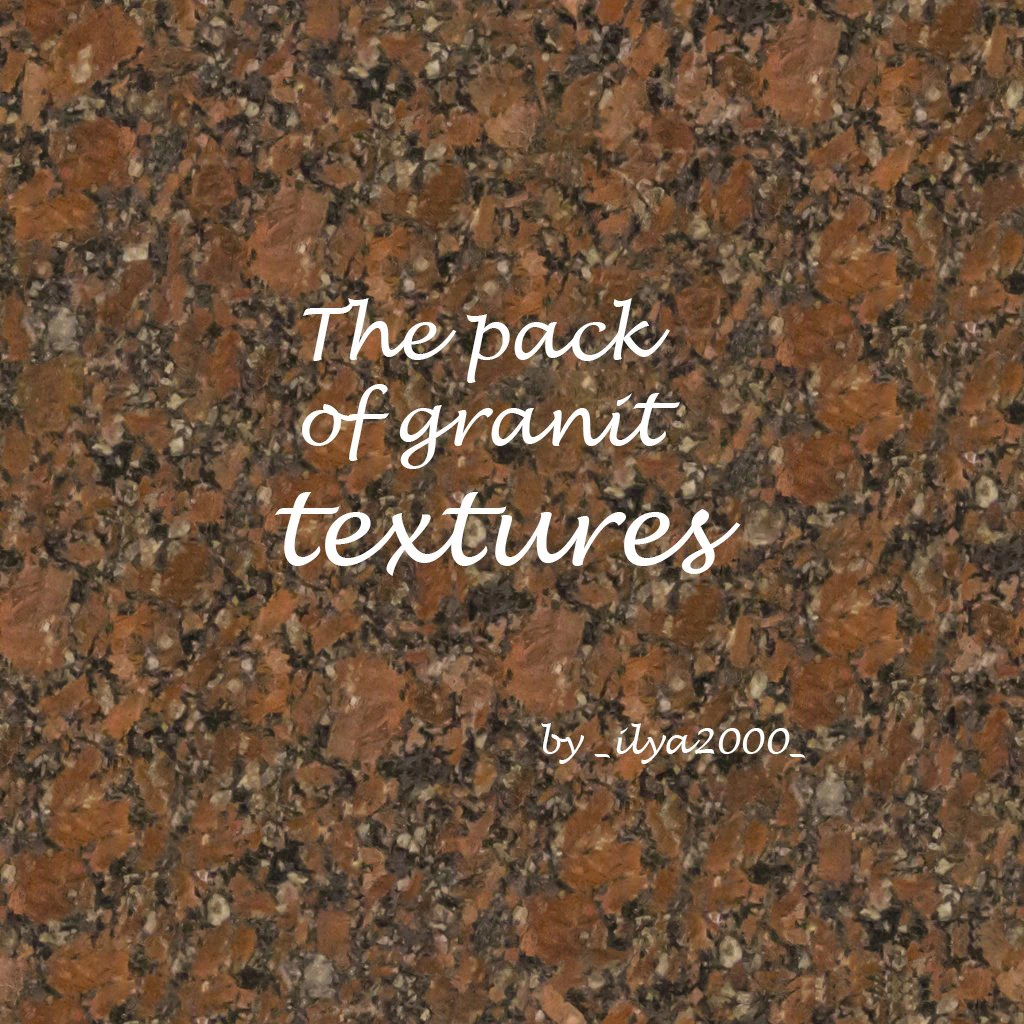the pack of granit textures CG Textures .c4d .max .obj .3ds .fbx .stl .blend