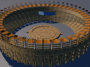 colis&eacute;e romain Modèle 3D