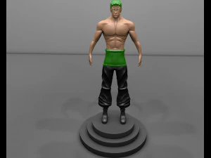 model roronoa zoro Model 3D