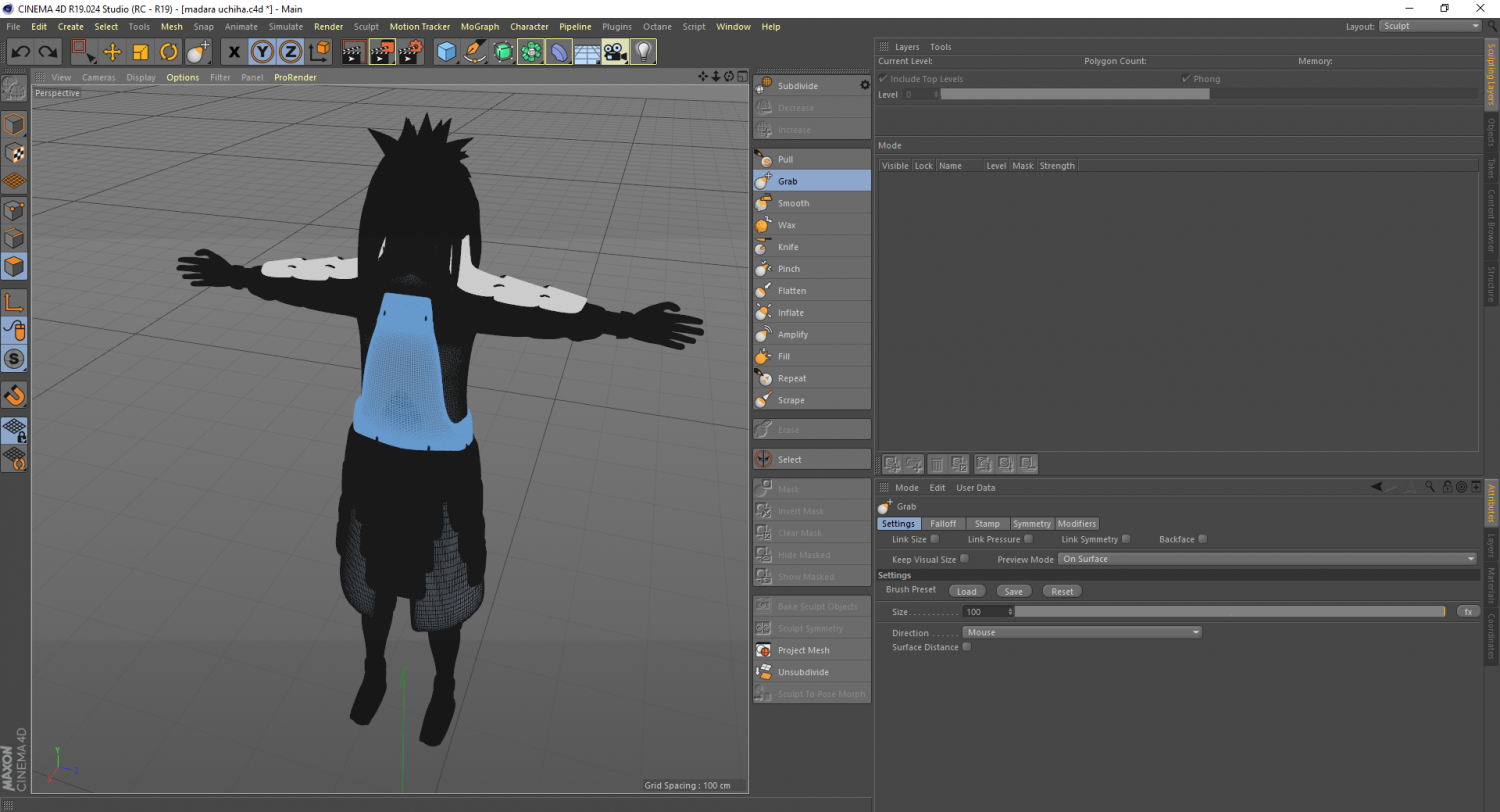 Madara Uchiha Character 3d Model In Man 3dexport
