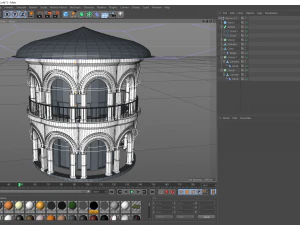 old style house model 3D Model