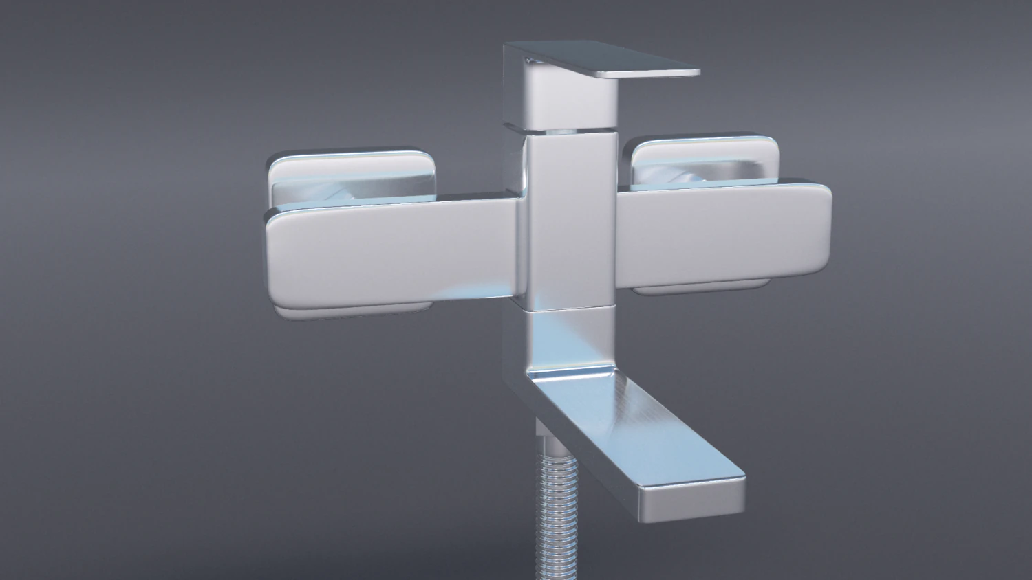 torneira e chuveiro Modelo 3D .c4d .max .obj .3ds .fbx .stl .blend 