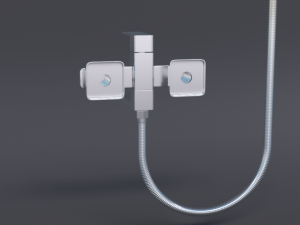 faucet and shower Modelo 3D