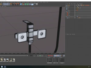 torneira e chuveiro Modelo 3D