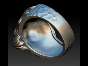 ring lion for jewerly 3d print 3d print model 3D Print Model