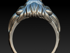 ring lion for jewerly 3d print 3d print model 3D 프린트 모델
