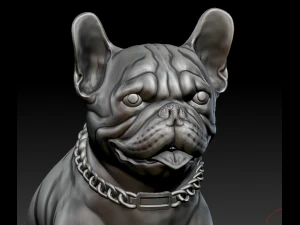 frenchbulldog 3d print statuete 3D Print Model