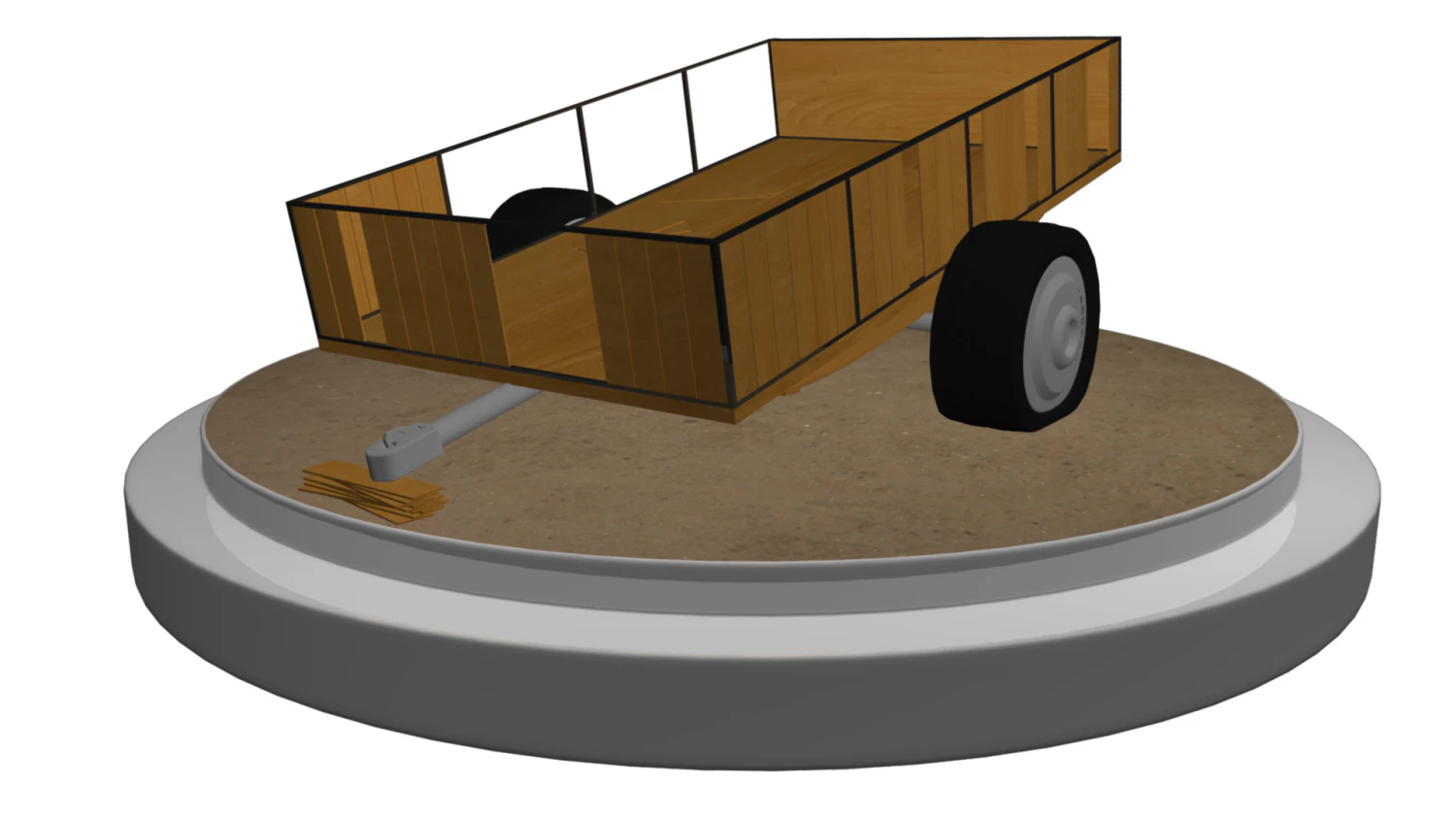 trailer 3D Model .c4d .max .obj .3ds .fbx .stl .blend 
