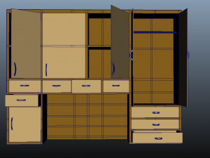 wardrobe Modèle 3D