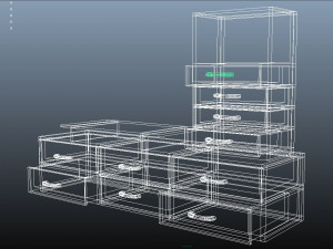 shelf 3D 模型