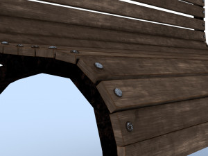 bench Modèle 3D