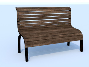 bench Modèle 3D
