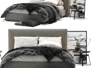 maxalto bauci ovidio bed 3Dモデル