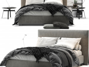 maxalto bauci ovidio bed Modello 3D