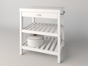 Wadholma kitchen table island ikea 3Dモデル