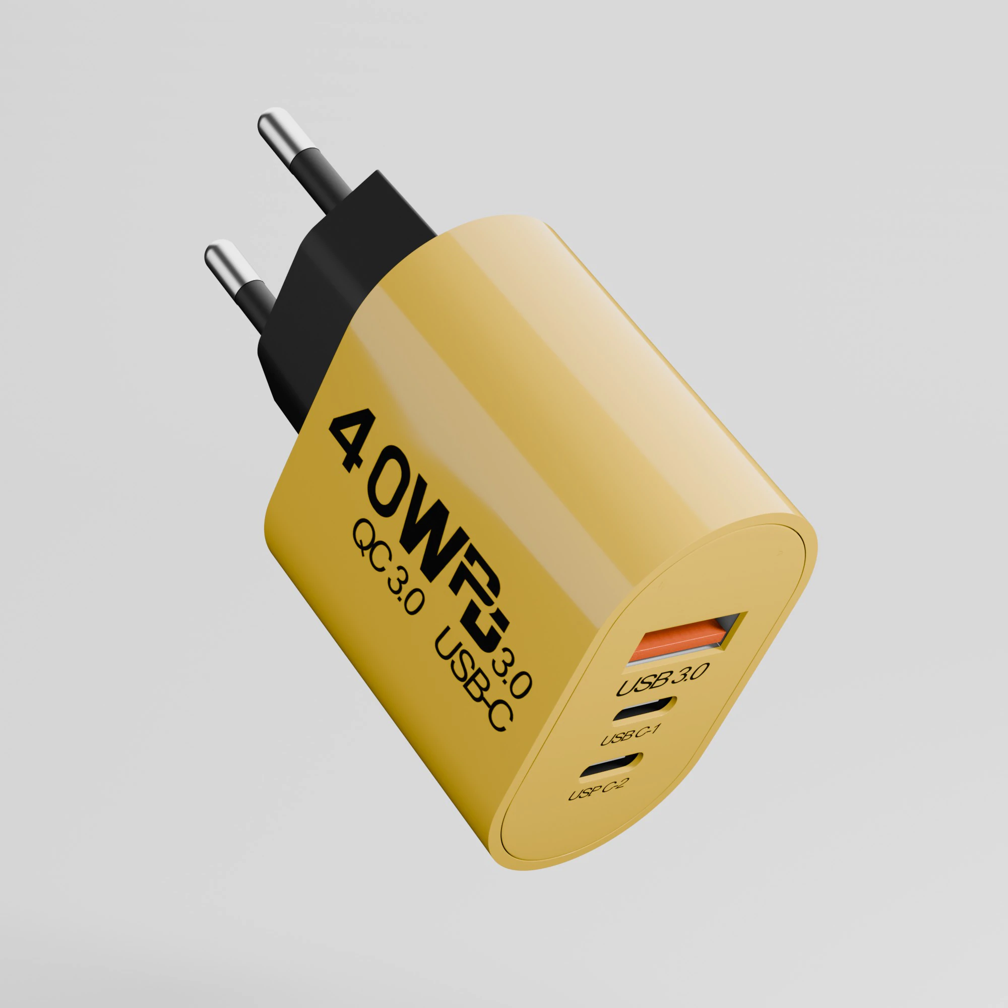 Charger 3D Model .c4d .max .obj .3ds .fbx .stl .blend 