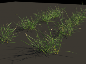 grass clump realistic Modello 3D