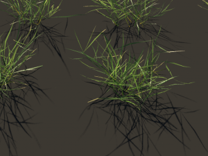 grass clump realistic Modello 3D