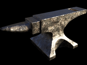 anvil photorealistic 3Dモデル
