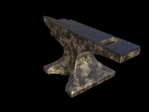 anvil photorealistic 3D 模型
