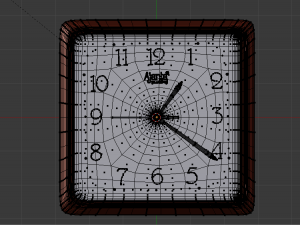 clock 3D-Modell