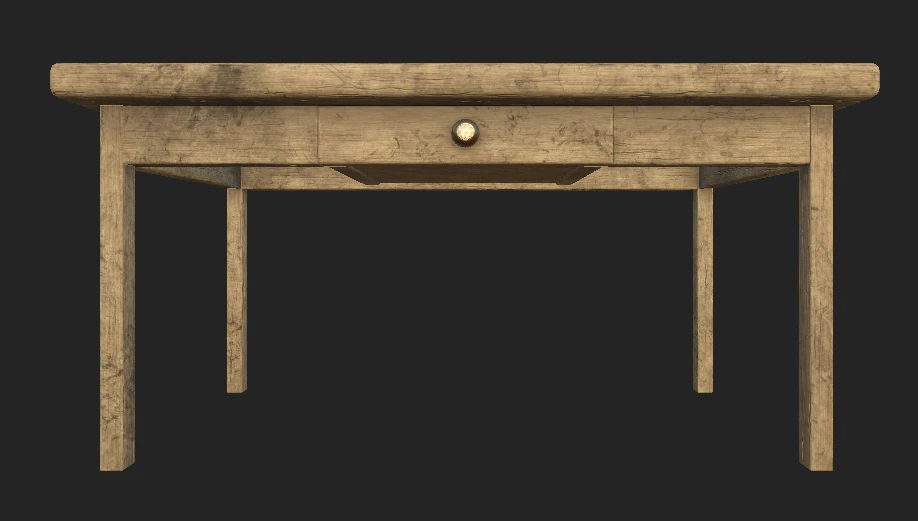 테이블 3D 모델 .c4d .max .obj .3ds .fbx .stl .blend 