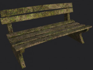 benchmossy Modello 3D