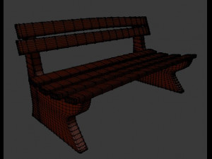benchmossy Modello 3D