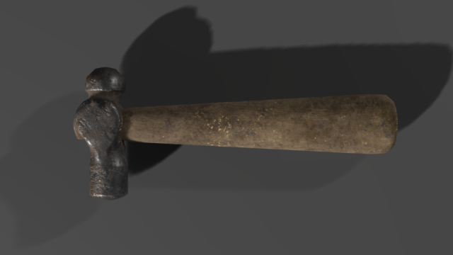 hammer old Model 3D .c4d .max .obj .3ds .fbx .stl .blend 