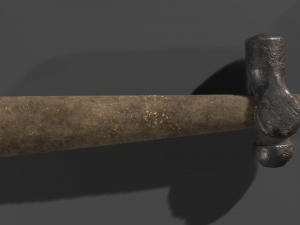 hammer old Model 3D