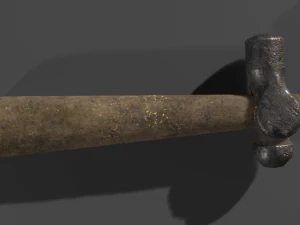 martelo velho Modelo 3D