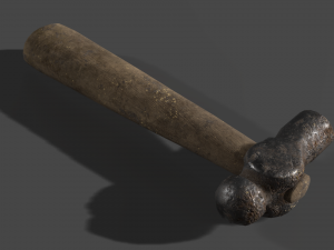 hammer old Model 3D