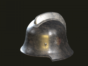 german-fire-fighter-helmet 3D Модель