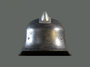 german-fire-fighter-helmet 3D Model