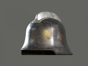 german-fire-fighter-helmet 3D Model