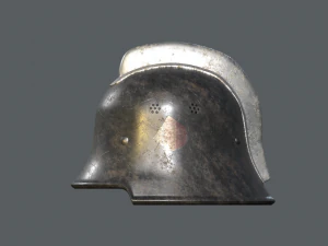 german-fire-fighter-helmet 3D Model