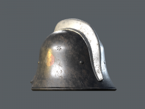german-fire-fighter-helmet 3D Model