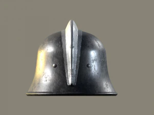 german-fire-fighter-helmet 3D Model