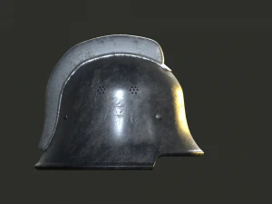german-fire-fighter-helmet 3D Model