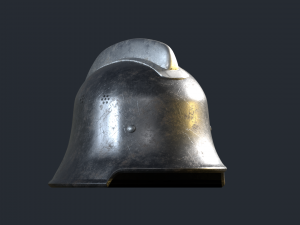 german-fire-fighter-helmet 3D Model