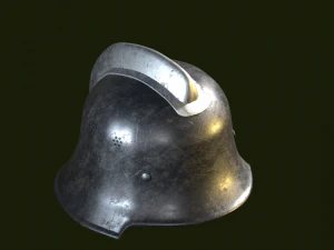 german-fire-fighter-helmet 3D Model